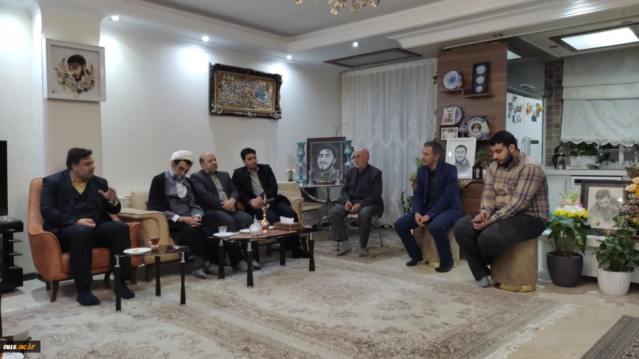 دیدار هیئت رئیسه دانشگاه فنی و حرفه‌ای کشور با خانواده شهید آرمان علی‌وردی 4