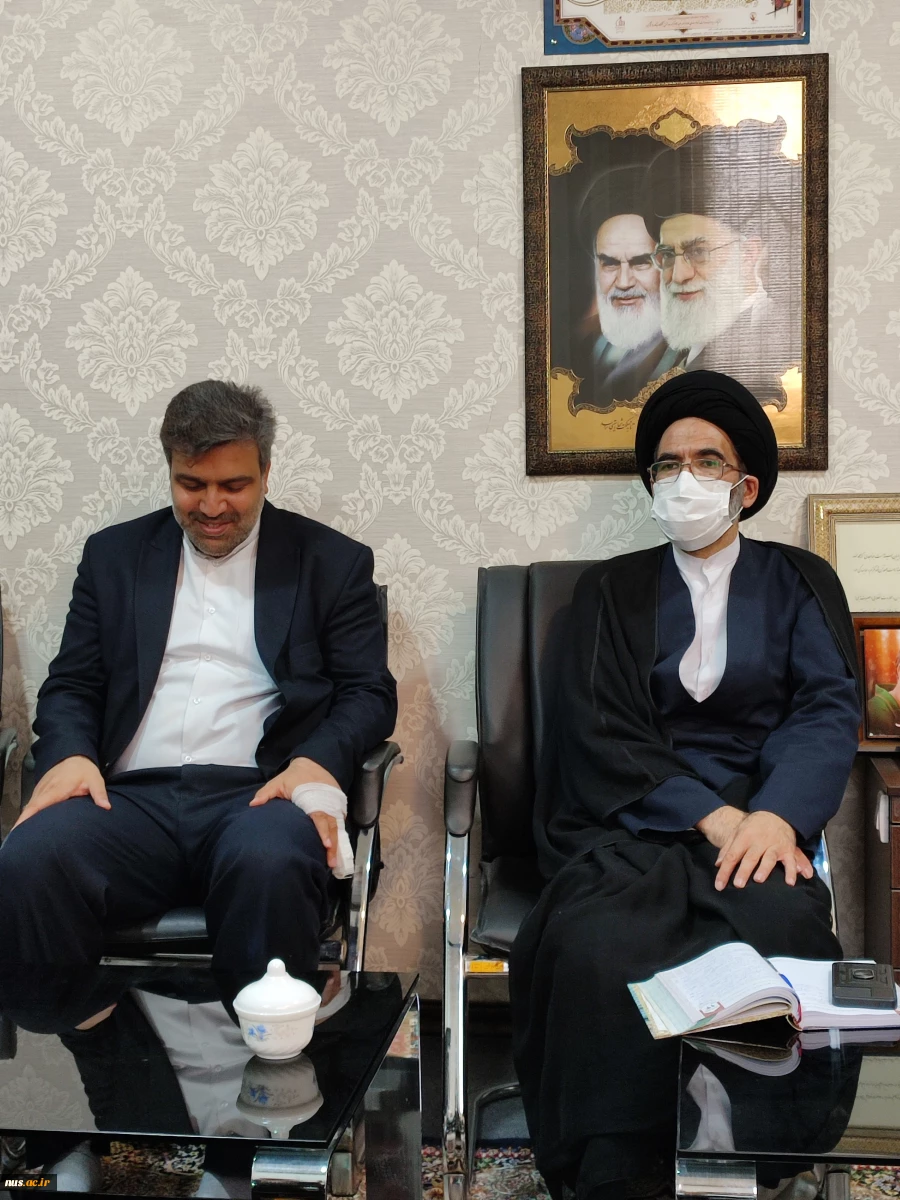 دیدار رئیس دانشگاه فنی و حرفه‌ای کشور با نماینده ولی فقیه و امام جمعه کاشان  2