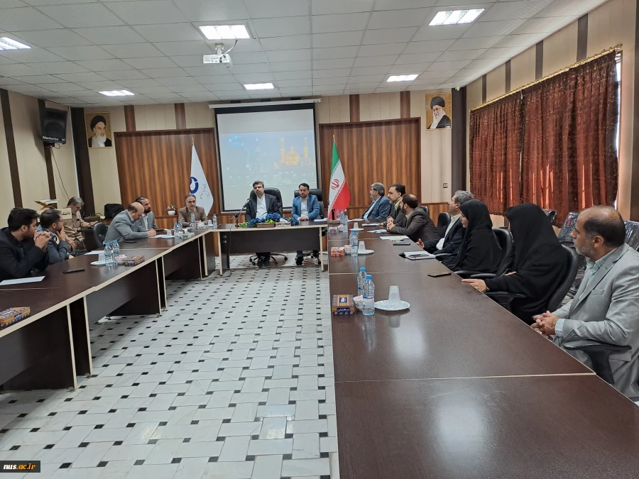 در آستانه سالروز ولادت حضرت معصومه (س):
جلسه هیئت رئیسه دانشگاه فنی و حرفه‌ای با حضور دکتر خسرویان در  دانشگاه فنی و حرفه‌ای استان قم 2