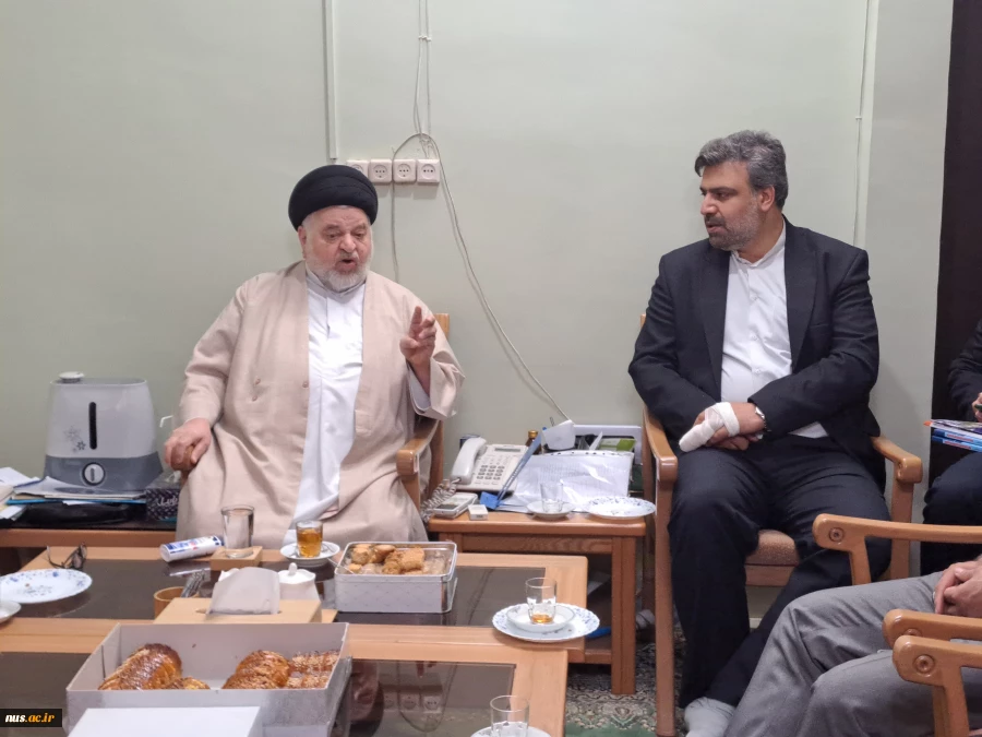 دیدار رئیس دانشگاه فنی و حرفه‌ای با حجت الاسلام و المسلمین سید جواد شهرستانی، مدیر مجموعه مؤسسات آل البیت 3