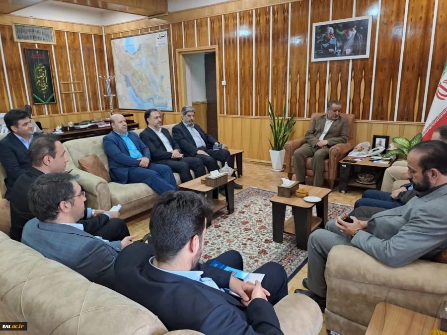 دیدار هیئت رئیسه دانشگاه فنی و حرفه‌ای با استاندار سمنان 5
