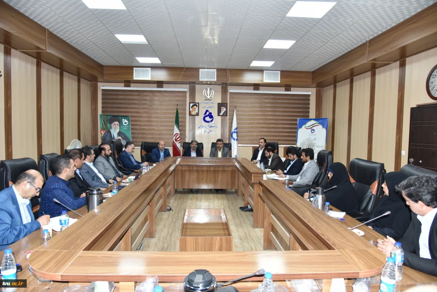 برگزاری جلسه هیئت رئیسه دانشگاه فنی و حرفه‌ای استان سمنان با حضور دکتر خسرویان و هیئت همراه 8