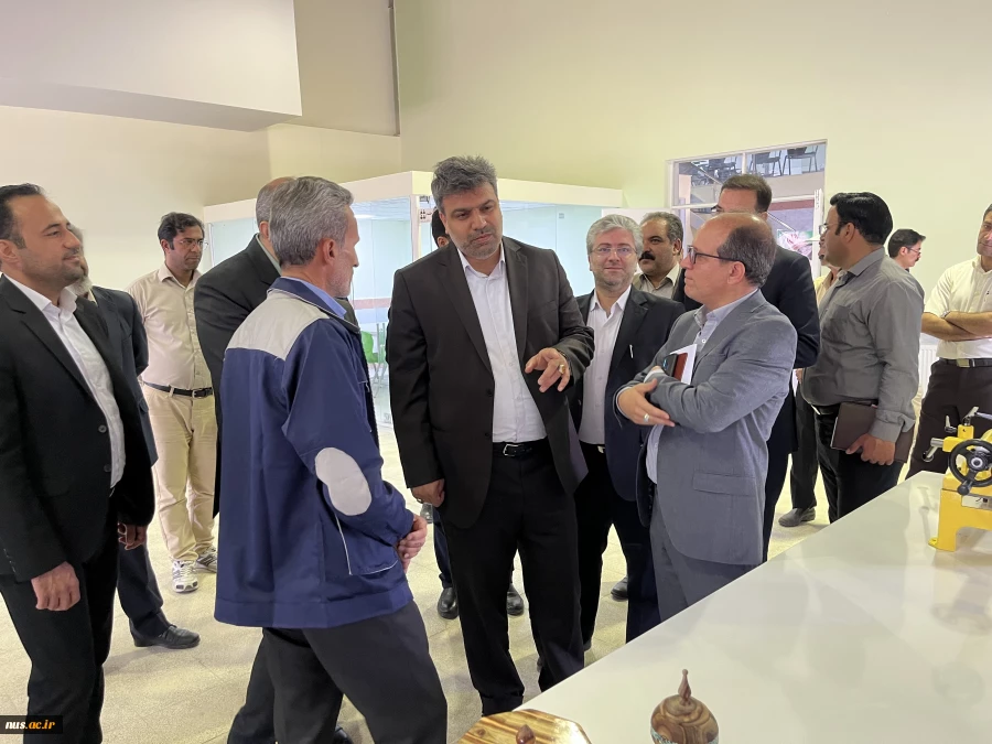 بازدید رئیس دانشگاه فنی وحرفه‌ای و هیئت همراه از آموزشکده‌های فنی و حرفه‌ای شهرستان نیشابور 2