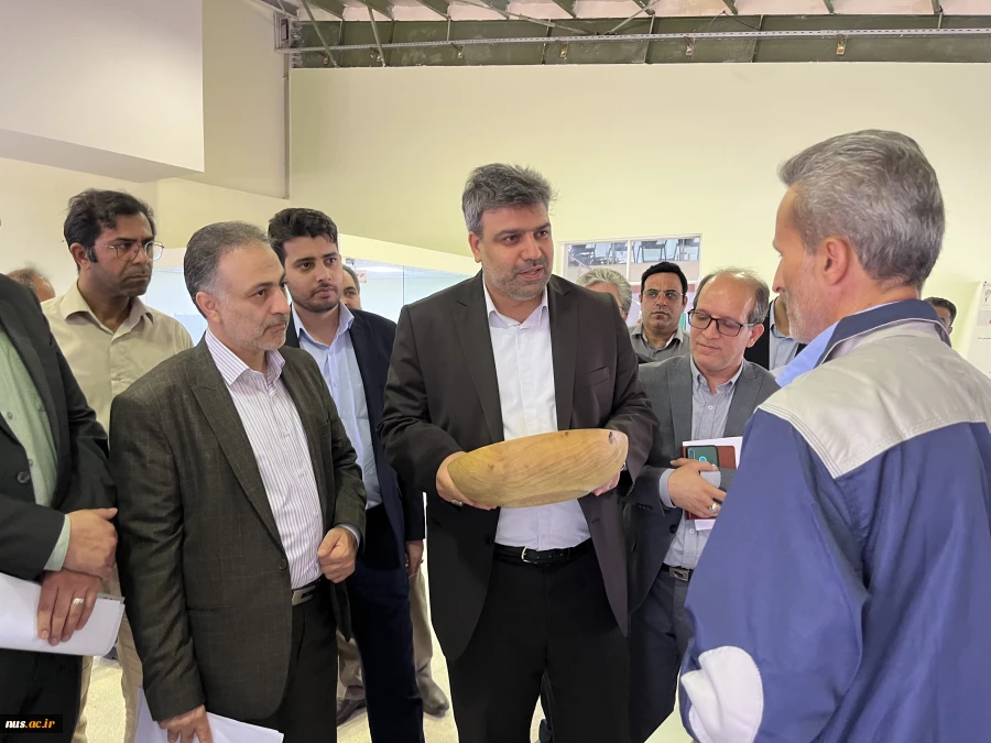بازدید رئیس دانشگاه فنی وحرفه‌ای و هیئت همراه از آموزشکده‌های فنی و حرفه‌ای شهرستان نیشابور 6