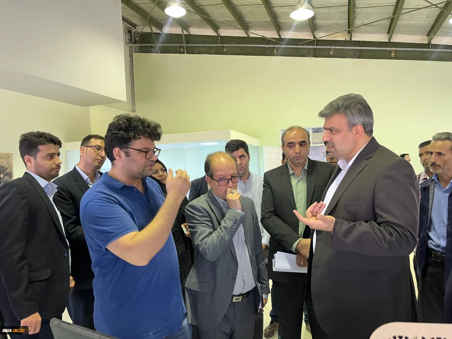 بازدید رئیس دانشگاه فنی وحرفه‌ای و هیئت همراه از آموزشکده‌های فنی و حرفه‌ای شهرستان نیشابور 8