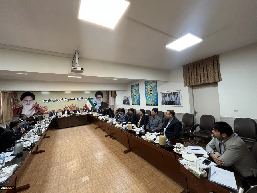 برگزاری جلسه هیئت رئیسه دانشگاه فنی و حرفه‌ای استان خراسان رضوی با حضور دکتر خسرویان و هیئت همراه 3