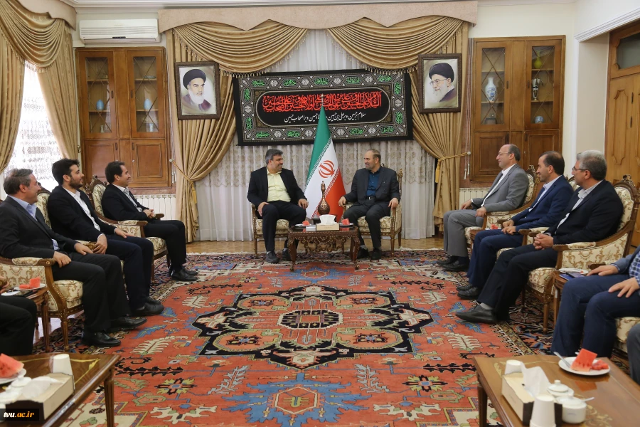 دیدار رئیس دانشگاه فنی و حرفه‌ای کشور با استاندار آذربایجان شرقی 4