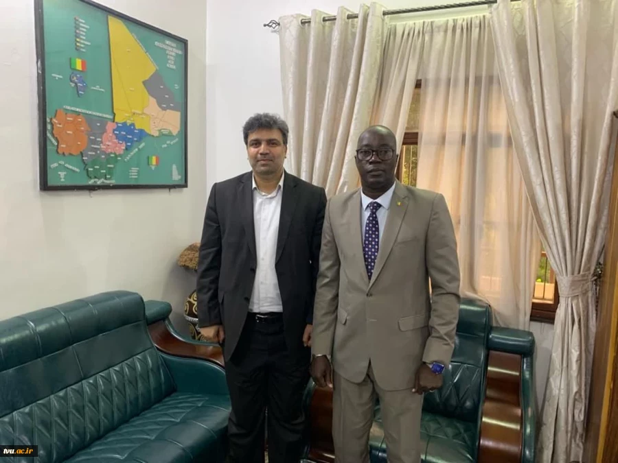 ملاقات رئیس دانشگاه فنی و حرفه‌ای با قائم مقام وزیر خارجه مالی 2