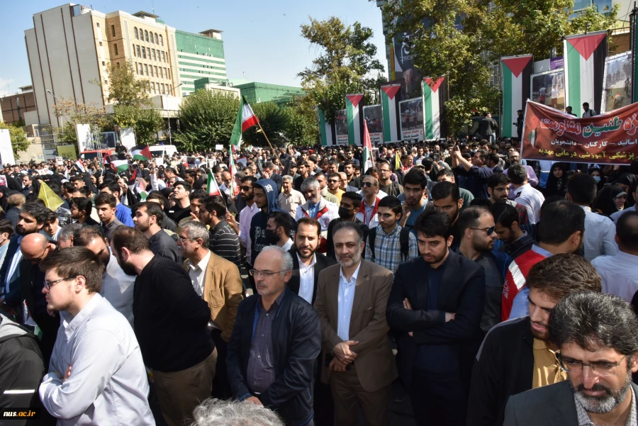 تجمع دانشگاهیان دانشگاه فنی و حرفه‌ای در حمایت از مردم غزه 9