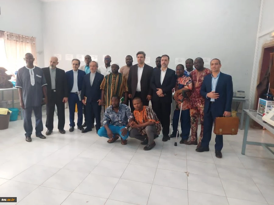 ملاقات دکتر خسرویان با رئیس دانشگاه پلی‌تکنیک واگادوگو بورکینافاسو 7