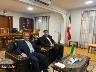ملاقات دکتر خسرویان با رئیس دانشگاه پلی‌تکنیک واگادوگو بورکینافاسو 8