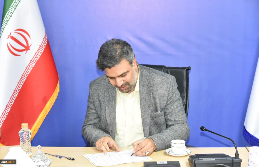 امضای تفاهم‌نامه در خصوص احداث  و تکمیل خوابگاه خیرساز دختران دانشکده فنی و حرفه‌ای خرم‌آباد 2