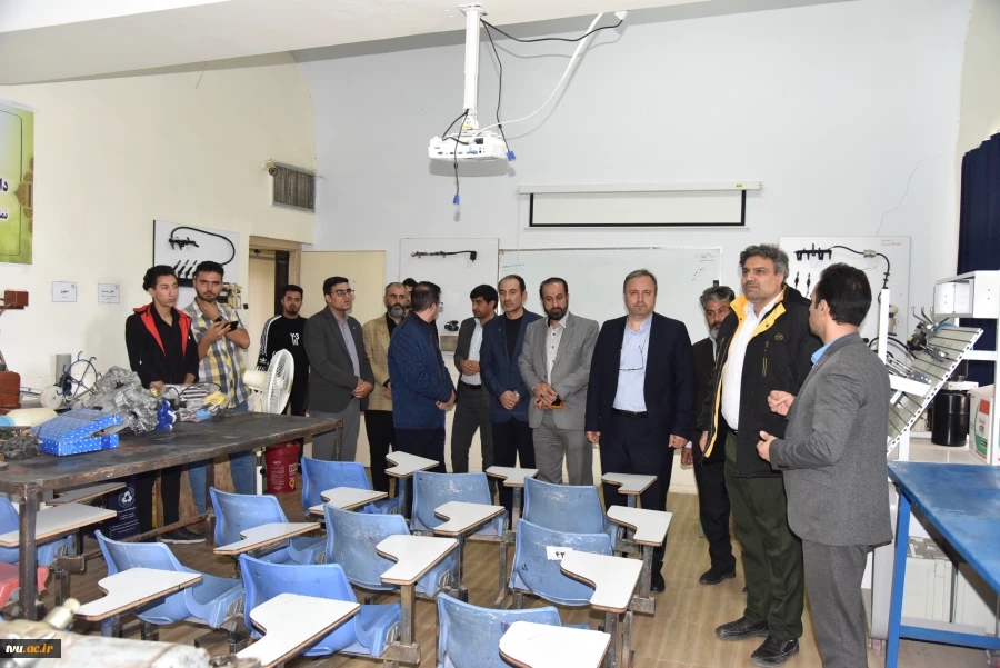 بازدید رئیس دانشگاه فنی و حرفه‌ای از آموزشکده فنی کشاورزی شهریار 6