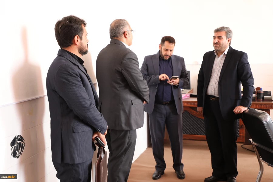 بازدید معاون اداری، مالی و مدیریت منابع به‌همراه رئیس مرکز نظارت، ارزیابی و تضمین کیفیت دانشگاه از آموزشکده‌ فنی و حرفه‌ای رفسنجان  3