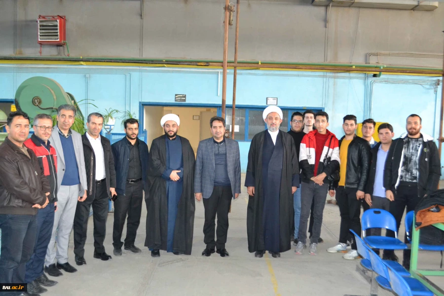 بازدید رابط رئیس‌جمهور با حوزه‌های علمیه و عضو مجلس خبرگان رهبری از دانشگاه فنی و حرفه‌ای استان آذربایجان شرقی 2