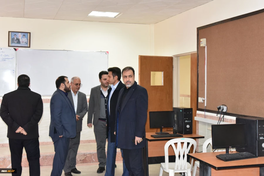 بازدید معاون اداری، مالی و مدیریت منابع، معاون پژوهش و فناوری و مشاور رئیس دانشگاه از آموزشکده فنی و حرفه‌ای پسران ابهر 5