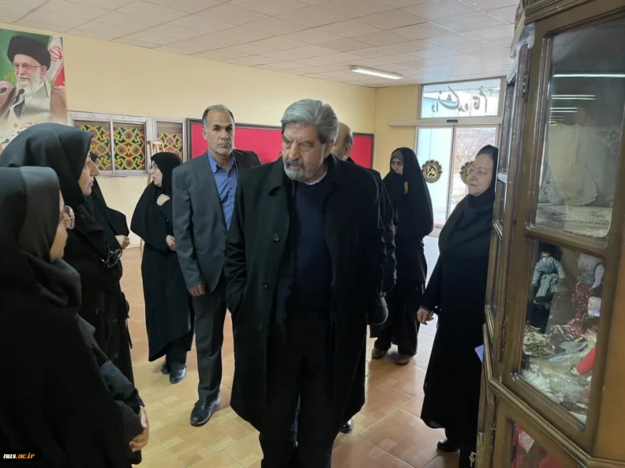 بازدید هیئت رئیسه دانشگاه از آموزشکده فنی و حرفه‌ای قائم زنجان (دختران) 4