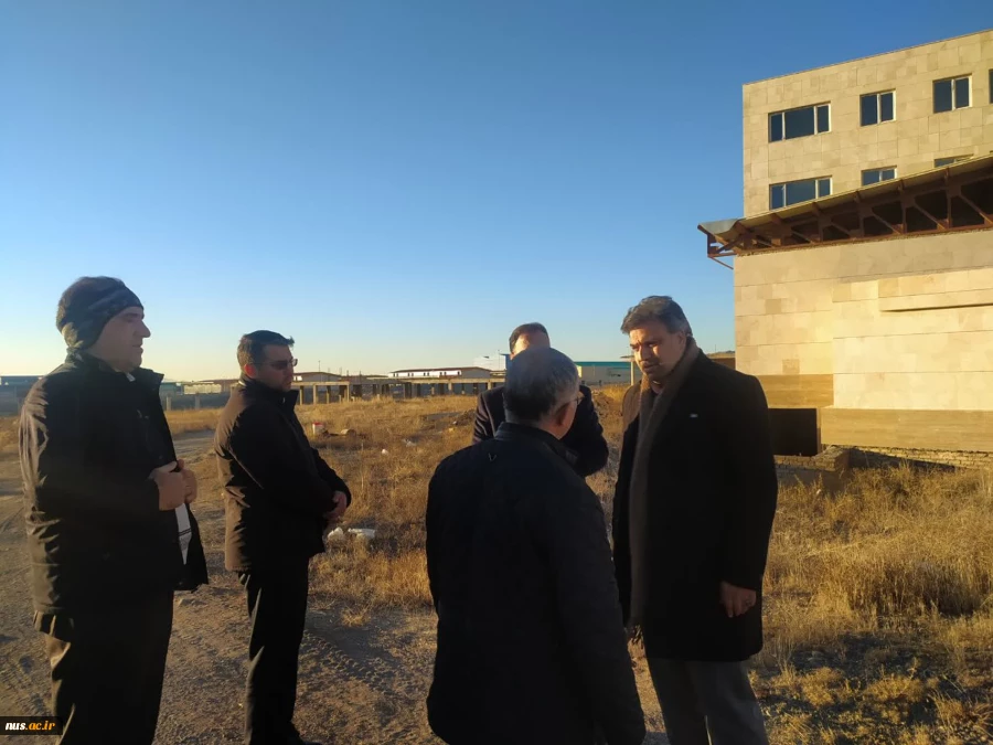 بازدید رئیس دانشگاه فنی و حرفه‌ای و اعضای هیئت رئیسه از پروژه در حال احداث آموزشکده فنی و حرفه‌ای دختران زنجان 3