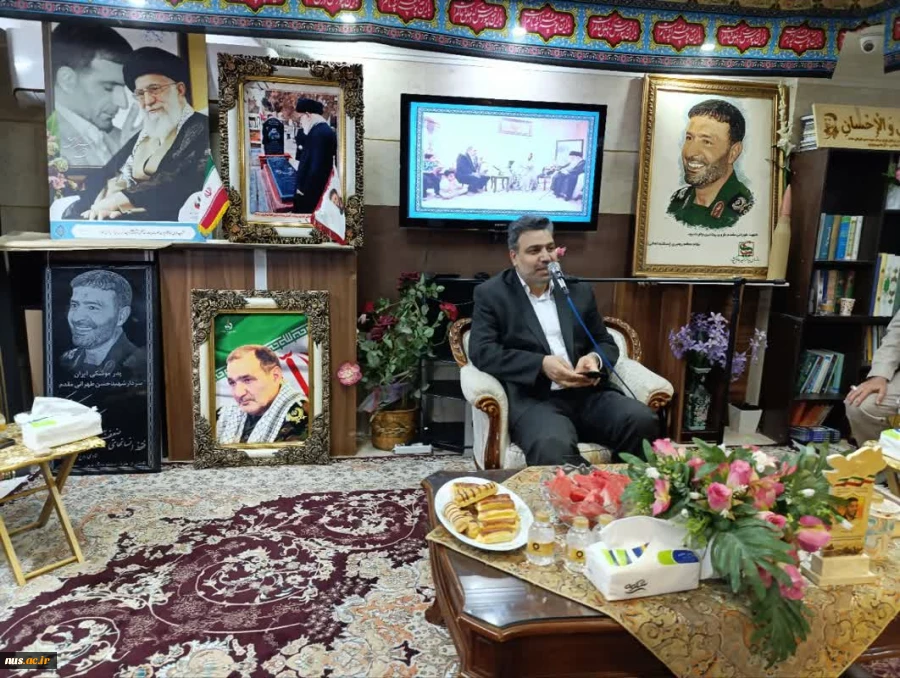 دیدار هیئت رئیسه دانشگاه فنی و حرفه‌ای کشور با خانواده شهید حسن طهرانی مقدم 4