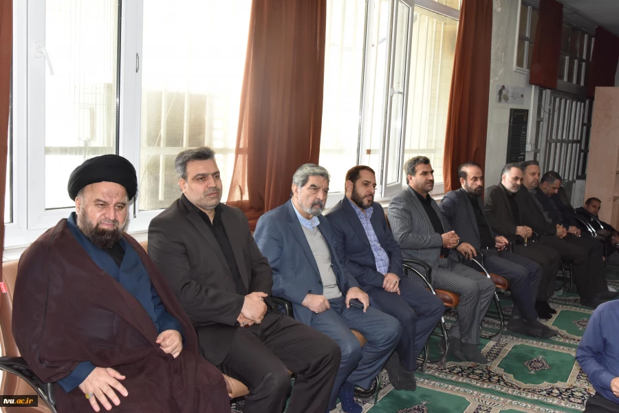 برگزاری آیین عزاداری شهادت آیت‌الله سید ابراهیم رئیسی و هیئت همراه در سازمان مرکزی دانشگاه فنی و حرفه‌ای 6