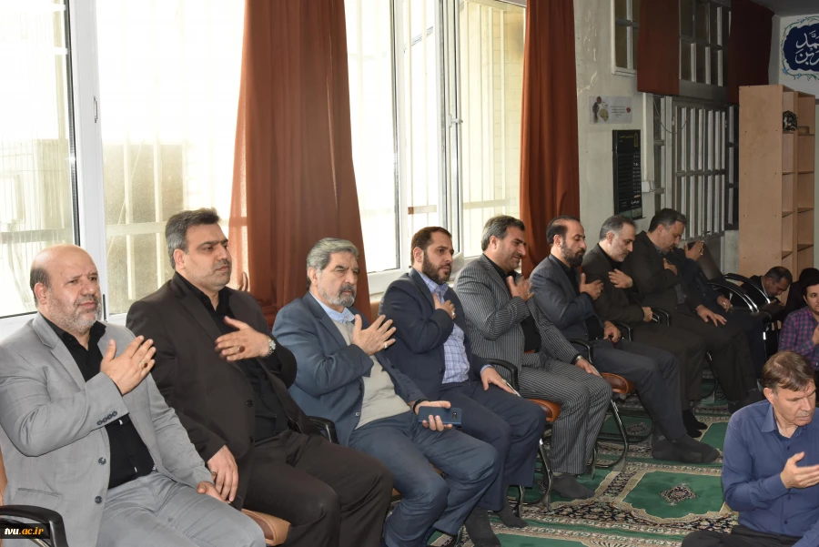 برگزاری آیین عزاداری شهادت آیت‌الله سید ابراهیم رئیسی و هیئت همراه در سازمان مرکزی دانشگاه فنی و حرفه‌ای 13