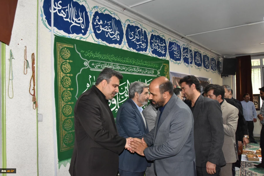 برگزاری آیین عزاداری شهادت آیت‌الله سید ابراهیم رئیسی و هیئت همراه در سازمان مرکزی دانشگاه فنی و حرفه‌ای 17