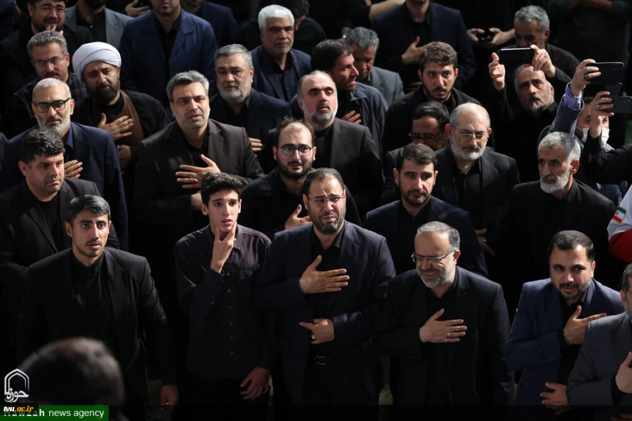 حضور رئیس دانشگاه فنی و حرفه‌ای در مراسم وداع با شهید خدمت، آیت الله سید ابراهیم رئیسی در مصلای تهران 2