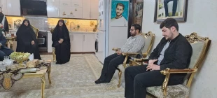 دیدار رئیس دانشگاه ملی مهارت به همراه رییس سازمان بسیج اساتید کشور با خانواده های شهدای امنیت دانیال رضا زاده وحسین زینال زاده 5