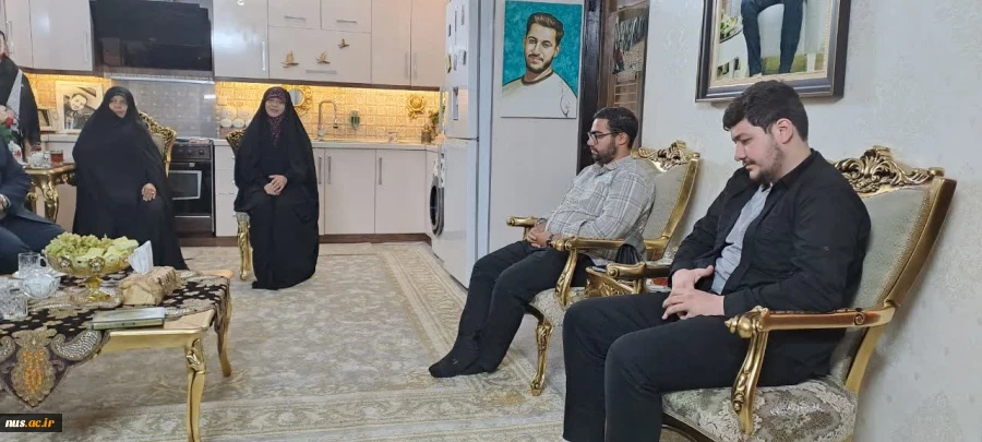 دیدار رئیس دانشگاه ملی مهارت به همراه رییس سازمان بسیج اساتید کشور با خانواده های شهدای امنیت دانیال رضا زاده وحسین زینال زاده 5