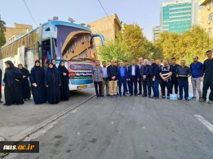 کاروان زیارتی کارکنان و اعضای هیئت علمی دانشگاه ملی مهارت عازم پیاده‌روی اربعین شد 3
