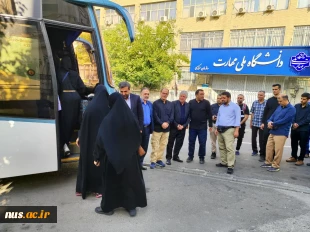 کاروان زیارتی کارکنان و اعضای هیئت علمی دانشگاه ملی مهارت عازم پیاده‌روی اربعین شد 5