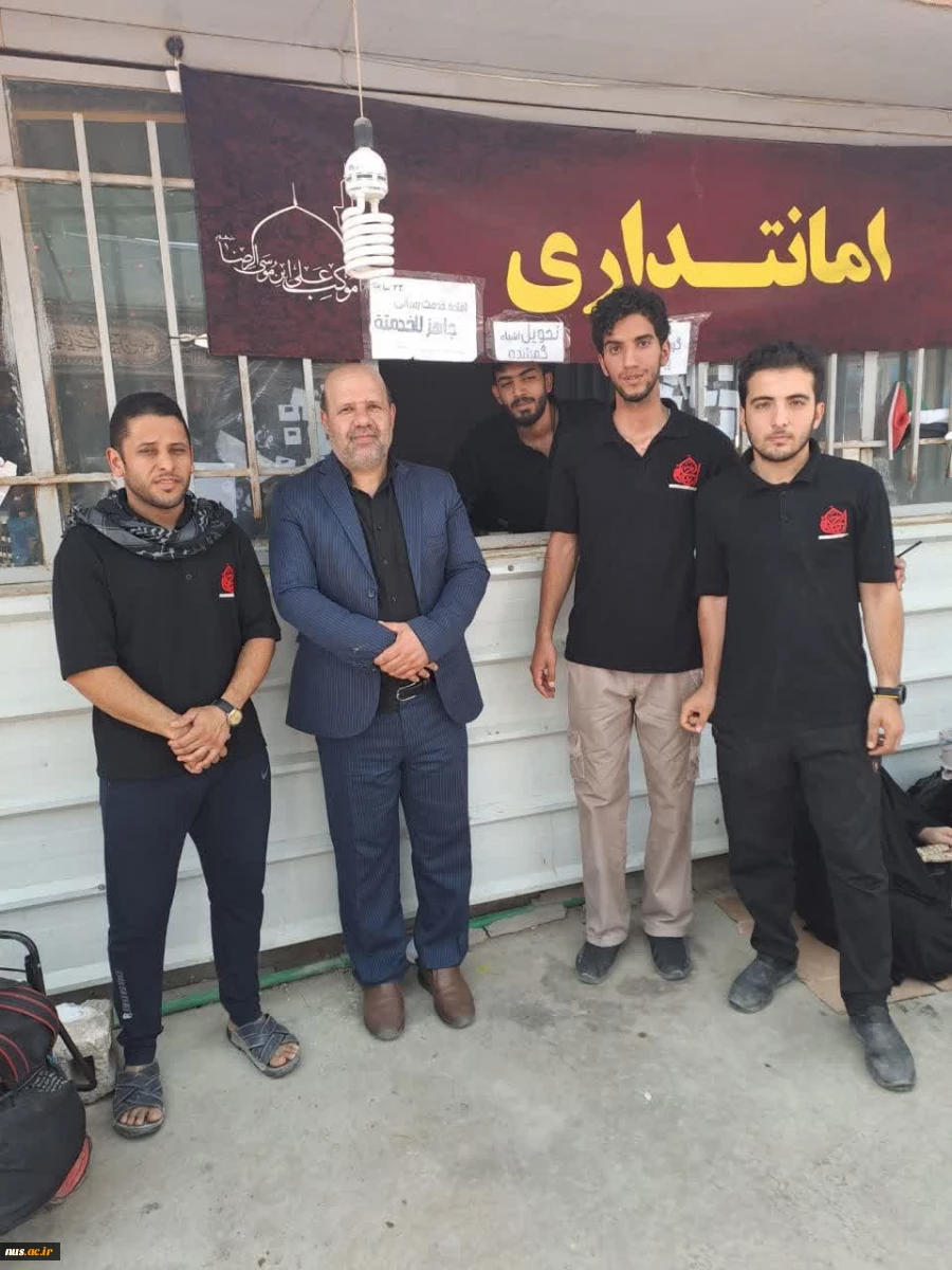 بازدید معاون فرهنگی ودانشجویی دانشگاه ملی مهارت از موکب مهارتی دانشجویان دانشگاه ملی مهارت در عمود ۷۰۸ 5