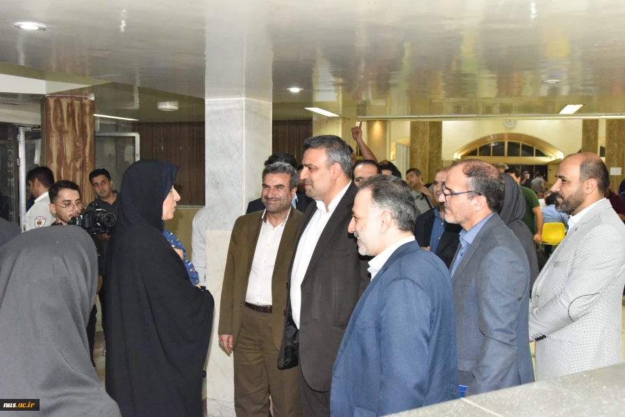 بازدید سرزده رئیس دانشگاه ملی مهارت از مسابقات ورزشی کارکنان دانشگاه در دانشکده ملی مهارت شریعتی 14