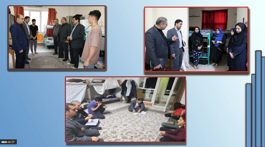 بازدید مدیرکل امور دانشجویی از سراهای دانشجویی آموزشکده‌های دانشگاه ملی مهارت استان گلستان 2