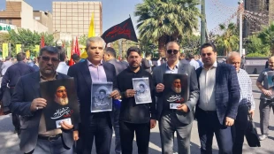 حمایت جمعی از اعضای بسیج کارکنان سازمان مرکزی و دانشگاه ملی مهارت استان تهران از جبهه مقاومت و پاسخ موشکی سپاه پاسداران به رژیم صهیونیستی
 2