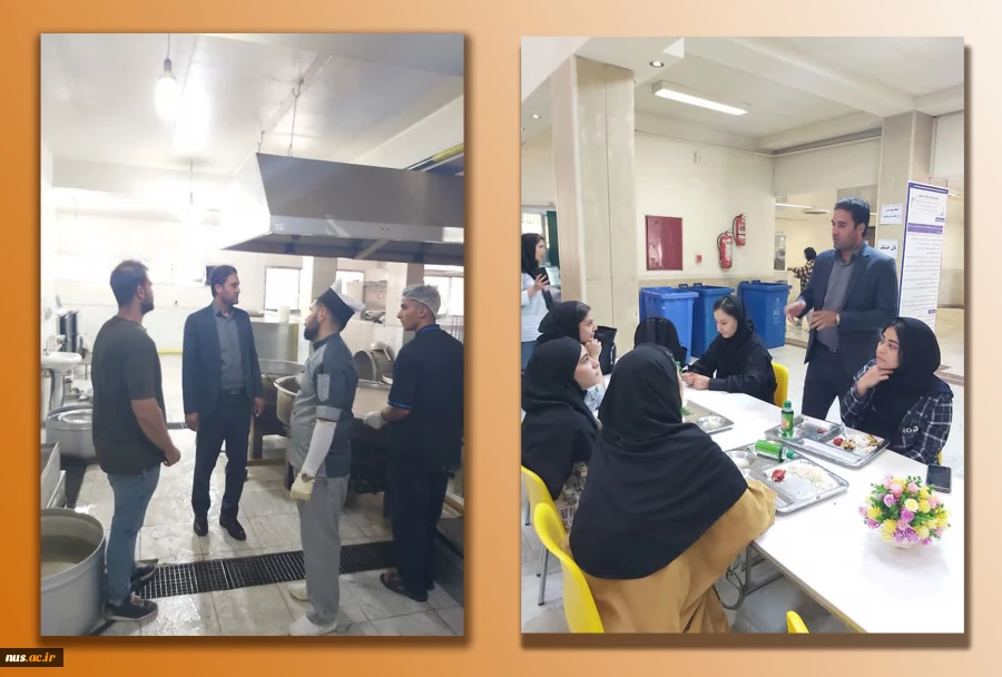 بازدید مدیرکل اموردانشجویی آقای عامر فتاحی‌زاده از غذای دانشجویی دانشگاه ملی مهارت استان تهران 2
