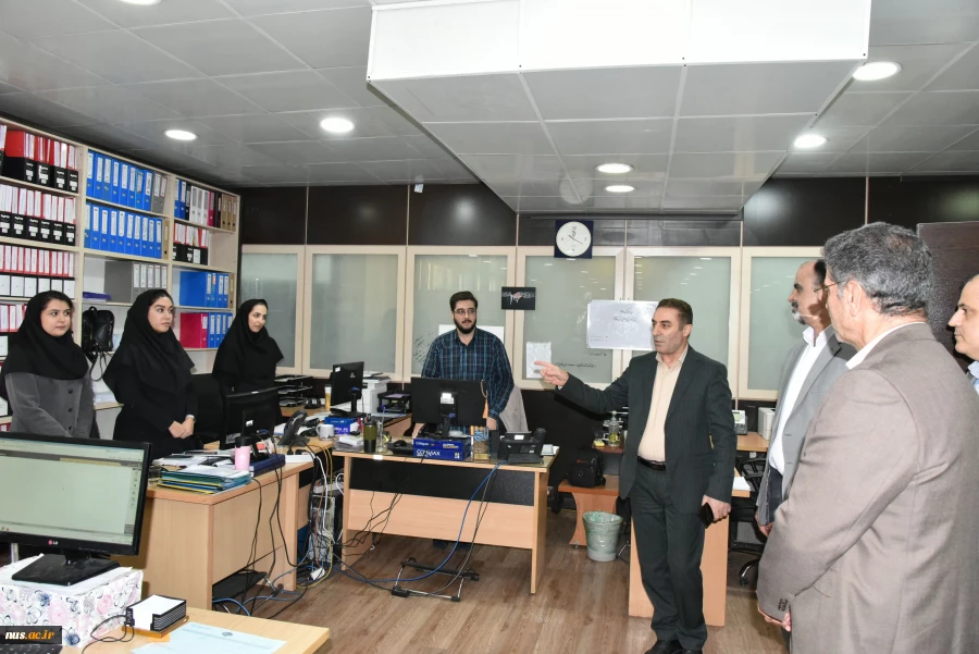 بازدید سرپرست دانشگاه ملی مهارت از معاونت اداری، مالی و مدیریت منابع دانشگاه 11