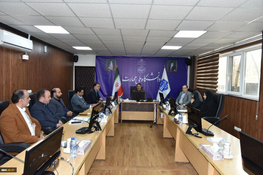 با حضور سرپرست دانشگاه ملی مهارت، وبینار تشریح راهبردها، فرایندها و اقدامات تحولی دانشگاه در افق 1408 برگزار شد 2
