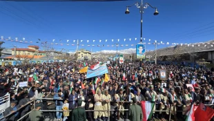 حضور پرشور دانشگاهیان دانشگاه ملی مهارت در راهپیمایی یوم‌الله 22 بهمن 11