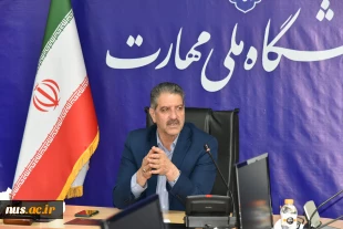 تقدیر نمایندگان اعضای هیئت علمی از رئیس دانشگاه ملی مهارت 13