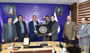 تقدیر نمایندگان اعضای هیئت علمی از رئیس دانشگاه ملی مهارت 15