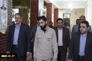 بازدید رئیس دانشگاه ملی مهارت و هیئت همراه از اردوی معنوی راهیان نور دانشجویان و موقعیت شهید دانیال رضازاده در خرمشهر 9