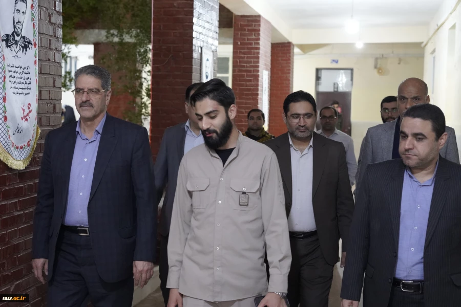 بازدید رئیس دانشگاه ملی مهارت و هیئت همراه از اردوی معنوی راهیان نور دانشجویان و موقعیت شهید دانیال رضازاده در خرمشهر 9