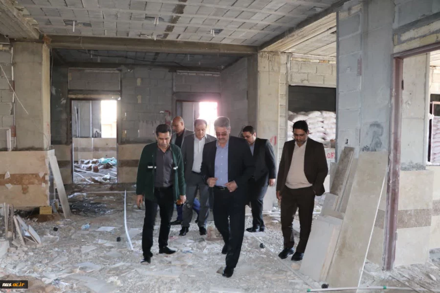 بازدید رئیس دانشگاه ملی مهارت از  آموزشکده دختران اهواز و پروژه نیمه‌تمام خیرساز در آموزشکده 2