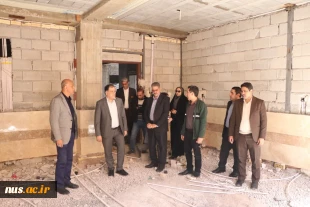 بازدید رئیس دانشگاه ملی مهارت از  آموزشکده دختران اهواز و پروژه نیمه‌تمام خیرساز در آموزشکده 5