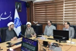 با حضور حجت‌الاسلام و المسلمین دکتر مصطفی رستمی، دکتر زمانی و اعضای هیئت رئیسه دانشگاه برگزار شد:

مراسم معارفه مسئول نهاد نمایندگی مقام معظم رهبری در دانشگاه ملی مهارت 16
