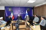 با حضور حجت‌الاسلام و المسلمین دکتر مصطفی رستمی، دکتر زمانی و اعضای هیئت رئیسه دانشگاه برگزار شد:

مراسم معارفه مسئول نهاد نمایندگی مقام معظم رهبری در دانشگاه ملی مهارت 18