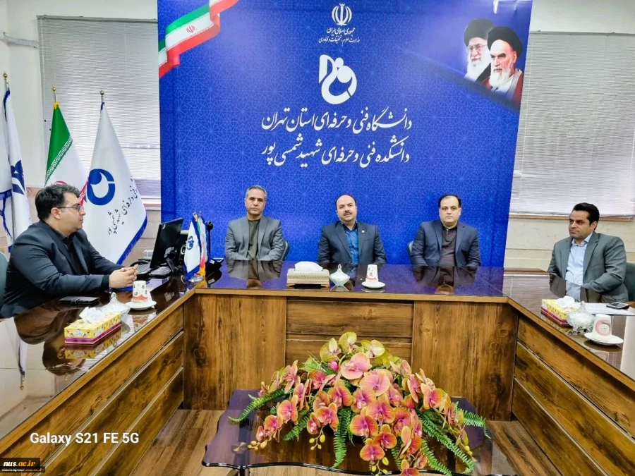 بازدید سرپرست معاونت پژوهش و فناوری دانشگاه ملی مهارت از مرکز رشد دانشکده شهید شمسی پور 2
