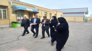 بازدید دکتر فخر موسوی، مدیرکل حوزه ریاست و روابط عمومی دانشگاه ملی مهارت از آموزشکده دختران کاشان، واحد استانی اصفهان 7