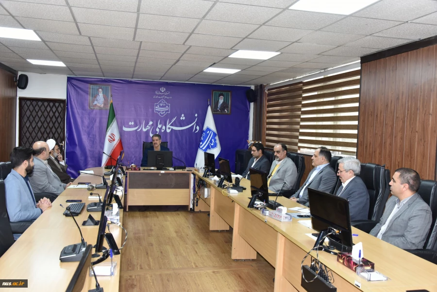 برگزاری جلسه شورای فرهنگی دانشگاه ملی مهارت با حضور دکتر زمانی  2
